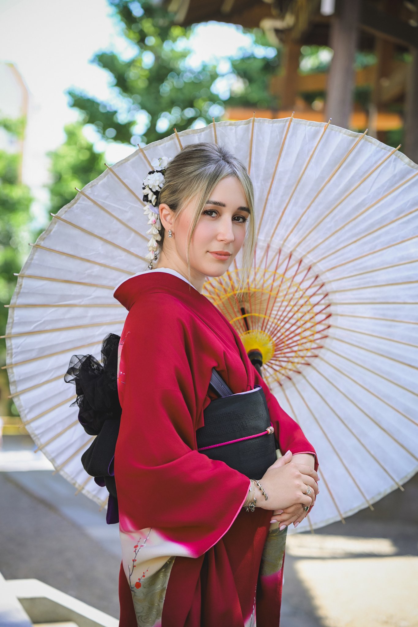 Traditional kimono experience in Asakusa Tokyo