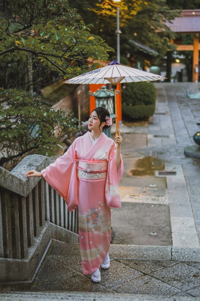 Traditional kimono experience in Asakusa Tokyo