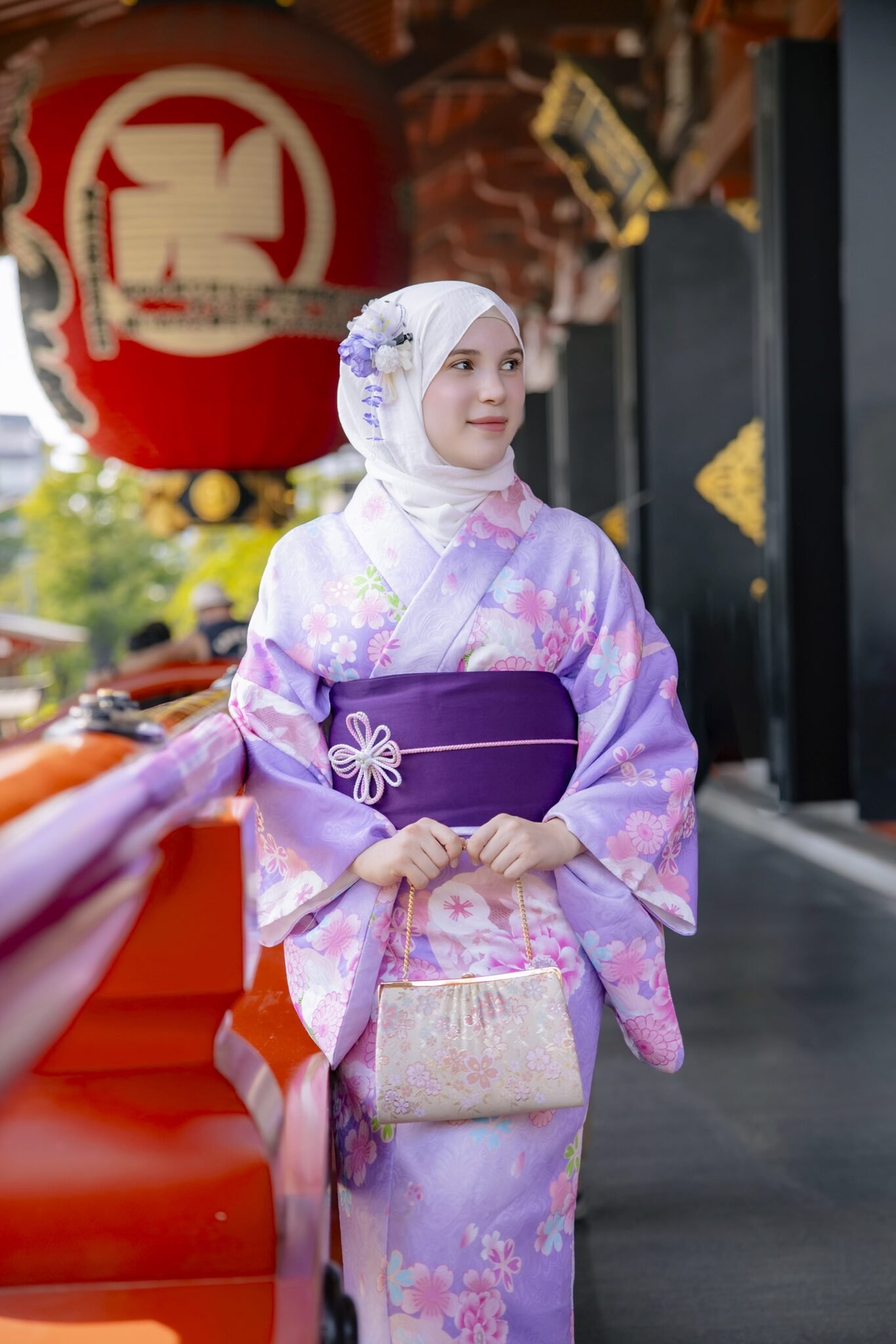 Traditional kimono experience in Asakusa Tokyo